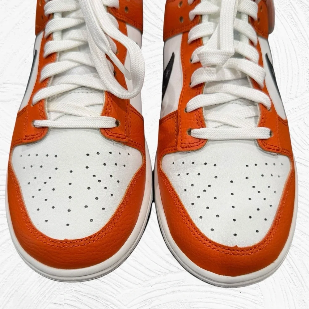 Nike Dunk Low Night Sky Starry‎ Swoosh Campfire Orange FV6909-800 sz 7.5 Men's
